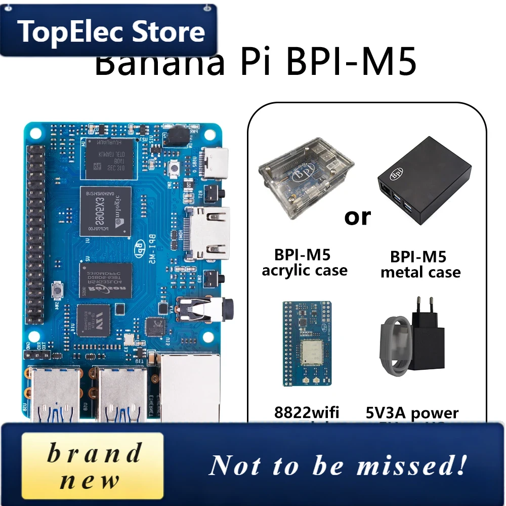 Banana Pi Bpi-M5 - TopElec Banana PI BPI-M5 SET With
