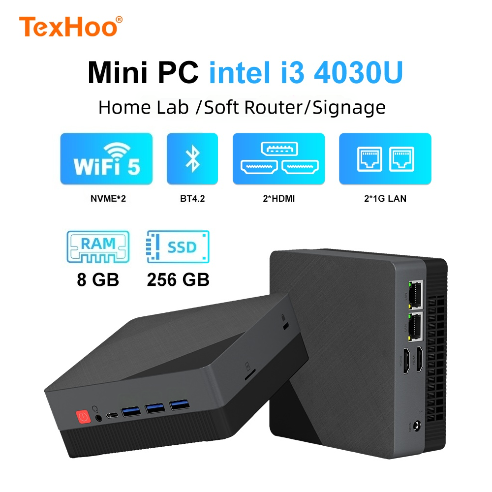 Texhoo MINI PC Intel Core I3 4 - Khadas Vim4 8Gb recension och pris