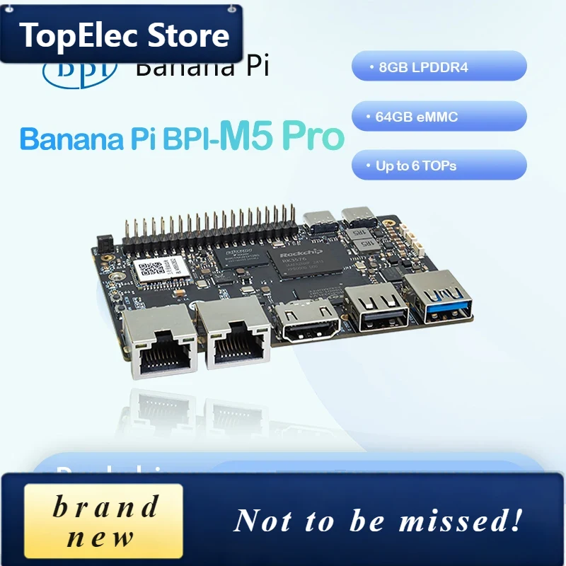 TopElec Banana Pi BPI-M5 Pro R - Banana Pi Bpi-M5 recension och pris