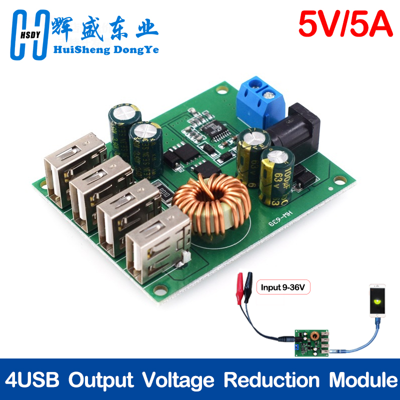 DC DC 7V-60V to 5V 5A 4 Four U - Programmable Dc Power Supply 60V 5A recension och pris