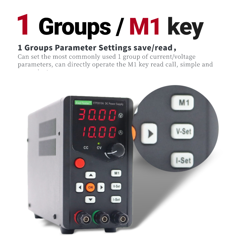 ETP6005A high efficiency singl - Programmable Dc Power Supply 60V 5A recension och pris